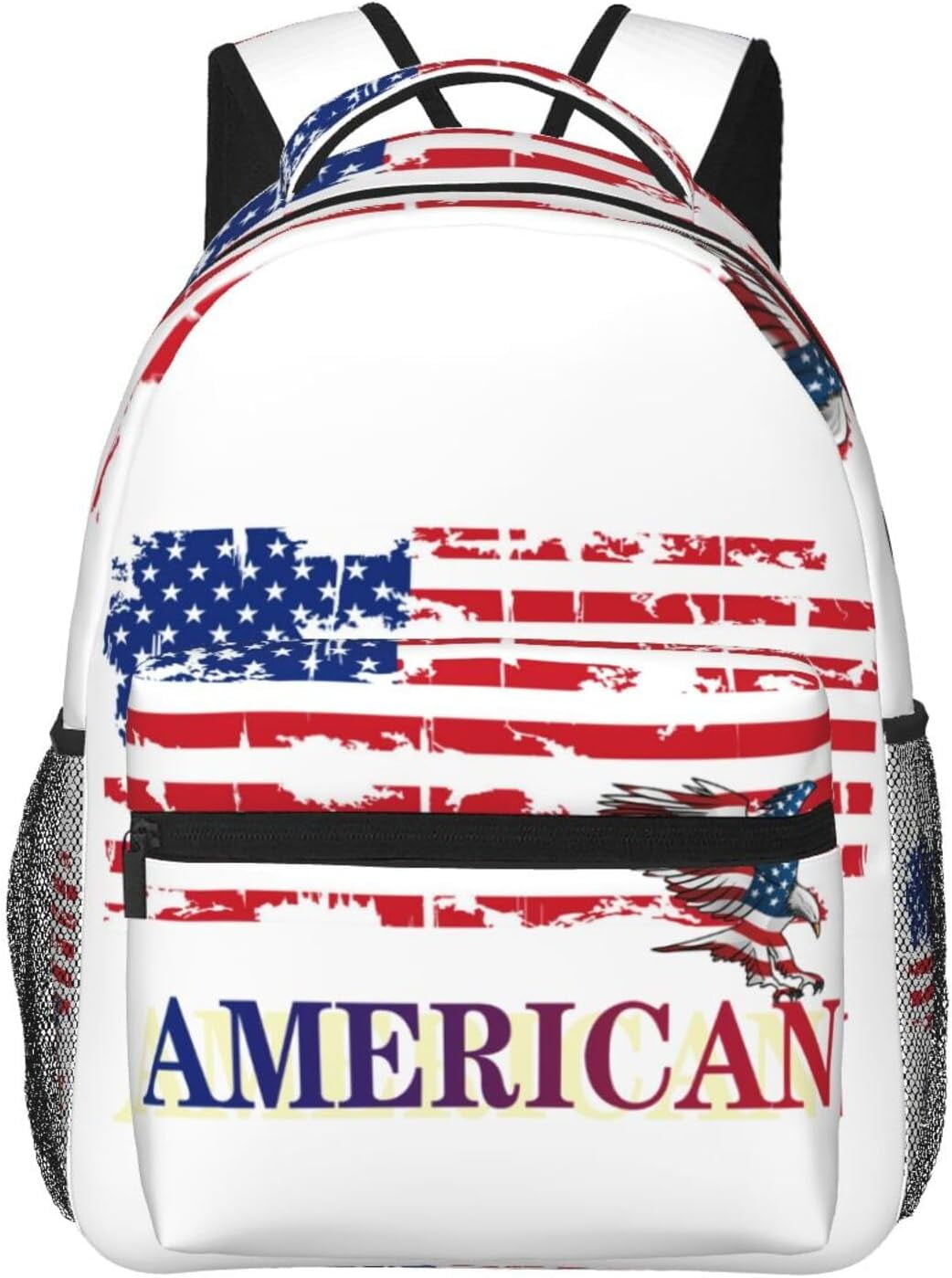 Top-kevin American Flag Backpack America Laptop Backpack Flag Tablet ...