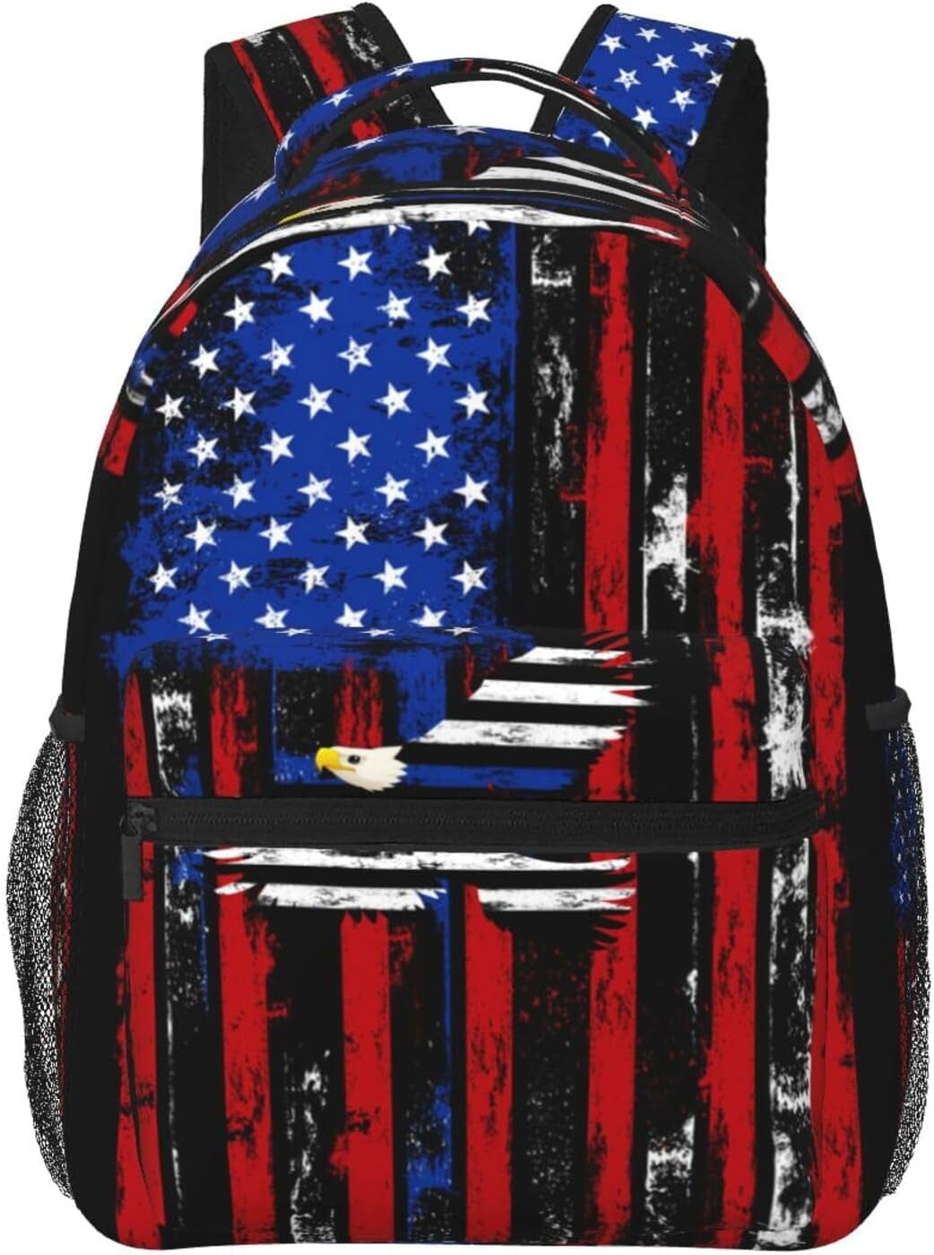 Top-kevin American Flag Backpack America Laptop Backpack Flag Tablet ...