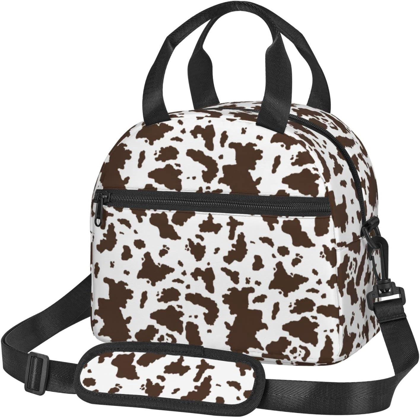 Insulated Lunch Bag Cooler Set - Large Capacity With Shoulder Strap, Reusable For Travel, Work, Picnic (Red & Black)