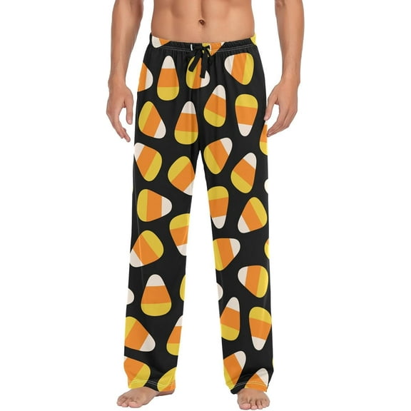 Top-kevin Christmas Snowflakes Pajama Pants White Black Texture Lounge Sleepwear PJs Men's Pajama Bottoms Lightweight Sleep Pants S