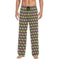thumbnail image 1 of Top-kevin Colorful Fleur De Lis Mardi Gras Pajama Pants for Men Men's Pajama Pants Mens Pajama Bottoms with Drawstring, 1 of 13