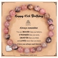 thumbnail image 1 of Top-kevin Cross Beaded Bracelets for Women, Inspirational Natural Heart Religious Bracelets for Women, Birthday Christian Gifts for Women on Thanksgiving Christmas Gifts, 1 of 68