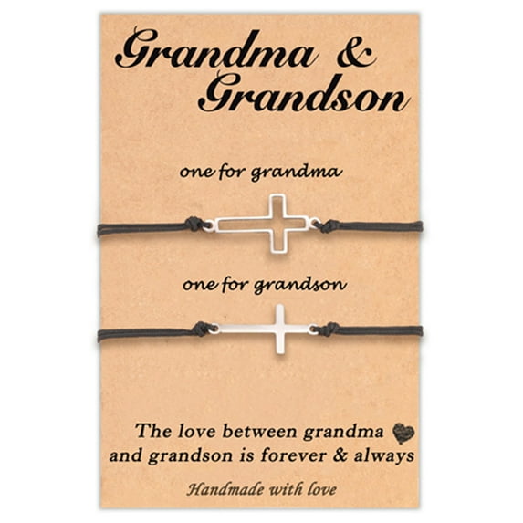 Top-kevin Cross Matching Bracelets Gifts for Mothers Day Fathers Day Christmas Birthday for Your Love Gift