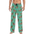thumbnail image 1 of Top-kevin Dachshund Men's Cotton Pajama Pants Soft Comfy Sleep & Lounge Pants Pjs Bottoms with Pockets, 1 of 13