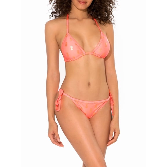 Top-kevin Dot Fashion Boxing Bikini Women Halterneck Top and Set Swimsuits Beach Swimming