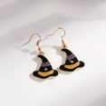 thumbnail image 1 of Top-kevin Exaggerated Halloween Jewelry, Halloween Candy Earrings, Dark Style Haunted Ghost Earrings and Long Earrings, Halloween Letter BOO Earrings, 1 of 5