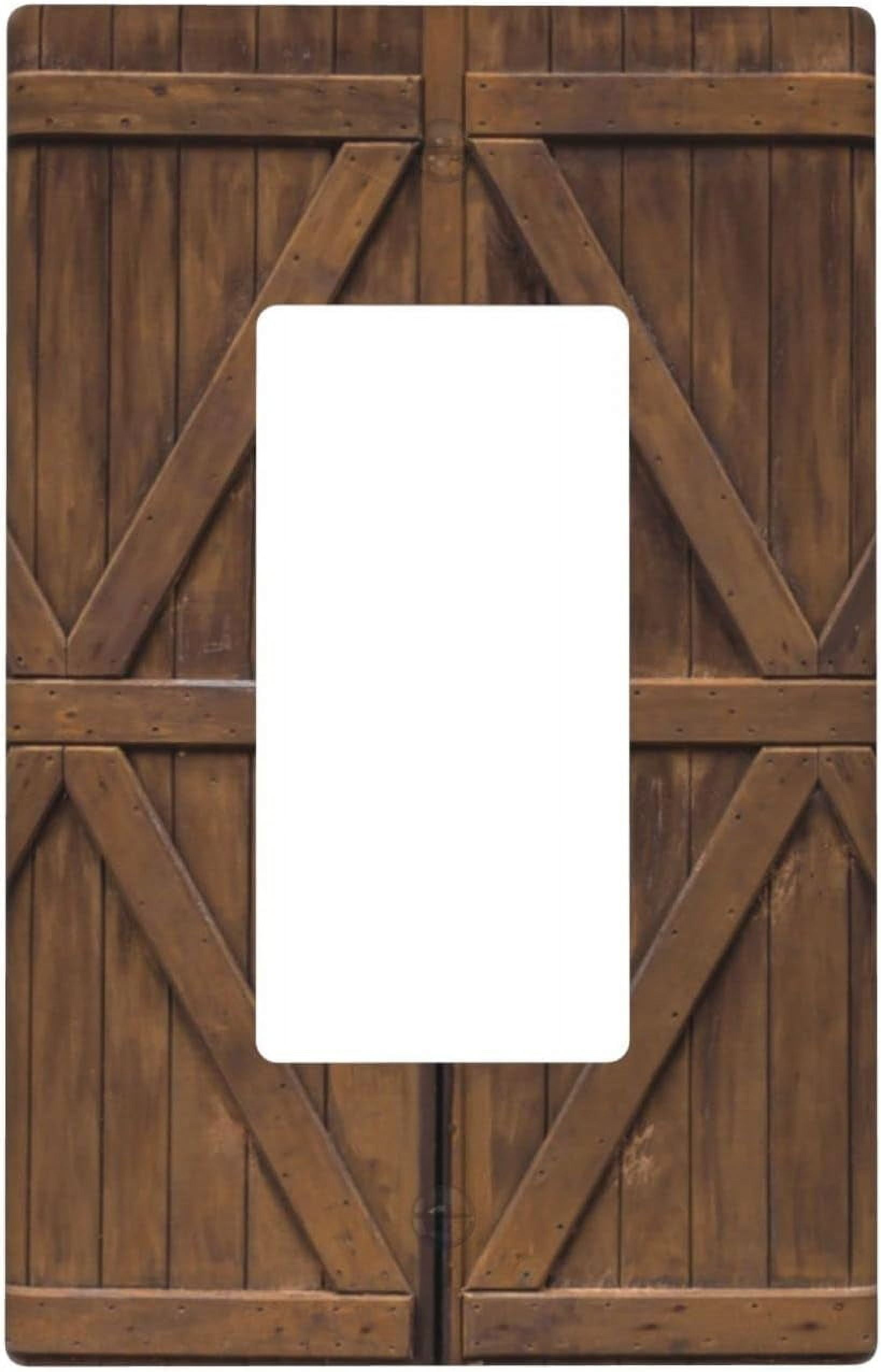 Top-kevin Farmhouse Rustic Wooden Light Switch Cover Plates Decorative ...