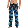 thumbnail image 1 of Top-kevin Fish Cartoon Pattern Pajama Pants for Men Men's Pajama Pants Mens Pajama Bottoms with Drawstring, 1 of 13