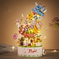 thumbnail image 1 of Top-kevin Flower Bouquet Building Blocks Model Set,Simulation Artificial Rose Handheld Gift Box,Bonsai Plant Building Bricks,Home Decor, 1 of 8