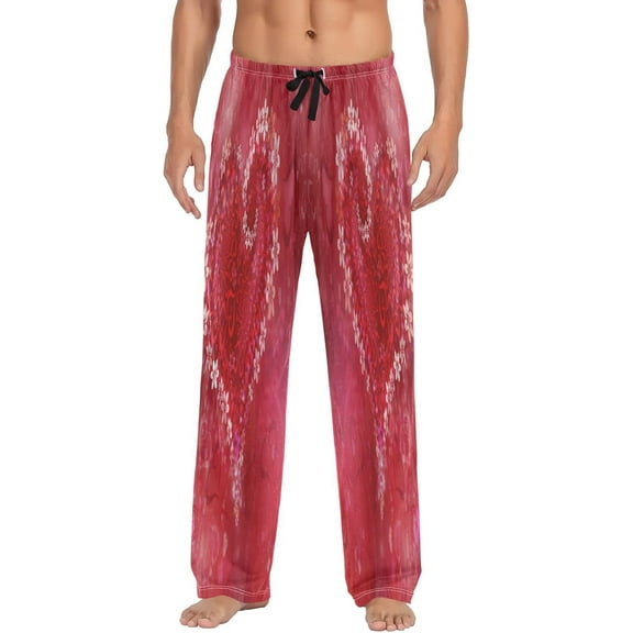 Top-kevin Gras Floral Pajama Pants Men's Pajama Bottoms Lounge Sleepwear PJs Casual Sleep Pants S