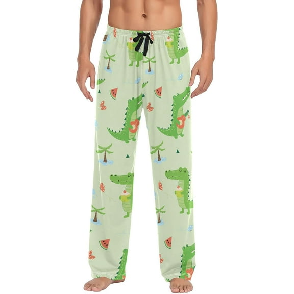 Top-kevin Gras Floral Pajama Pants Men's Pajama Bottoms Lounge Sleepwear PJs Casual Sleep Pants S