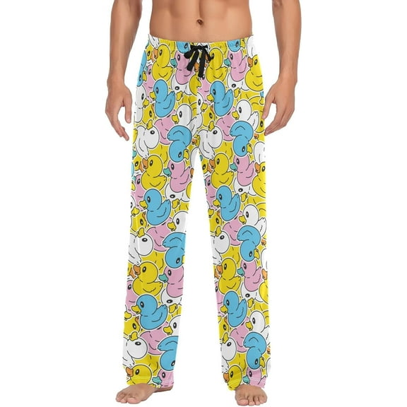 Top-kevin Gras Floral Pajama Pants Men's Pajama Bottoms Lounge Sleepwear PJs Casual Sleep Pants S