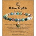 thumbnail image 1 of Top-kevin Healing Crystal Bracelet for Women, 8 mm Natural Gemstone Beaded Bracelet, Love Heart Bracelet Jewelry Gifts for Birthday Mothers Day Valentine's Day Anniversary, 1 of 15