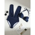 thumbnail image 1 of Top-kevin High Waisted Bikini Sets for Women Tummy Control Swimsuits Two Piece Sexy Modest Mesh Bathing Suit, 1 of 8