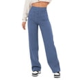 thumbnail image 1 of Top-kevin High Waisted Button Multiple Pockets Straight Leg Casual Pants # summer # summervibes, 1 of 8