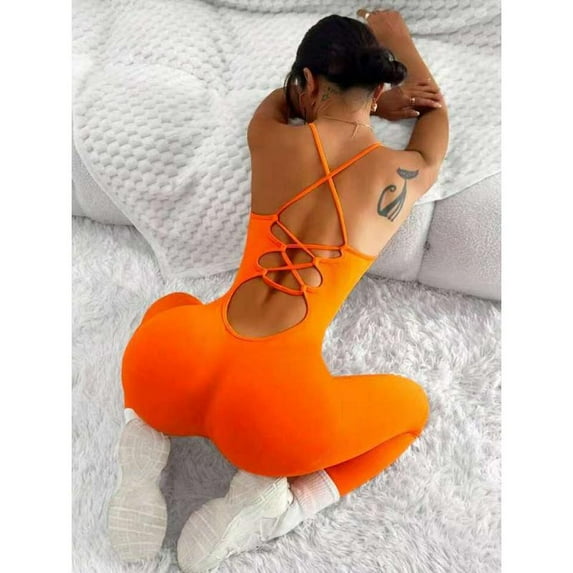 Top-kevin Hollow Back Gym Fitness Bra, Workout Leggings, Seamless Tights Sets