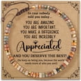thumbnail image 1 of Top-kevin Inspirational Gifts Bracelets for Women - Healing Natural Stone Beaded Bracelets, Graduation Christmas Gifts for Her, Gifts for Women Birthday Unique, Get Well Gifts for Women, 1 of 36