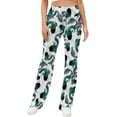 thumbnail image 1 of Top-kevin Koi Fish Art Women's Yoga Pants Wide Leg Loose Casual Straight Lace Up Pants Lounge Sweatpants, 1 of 14
