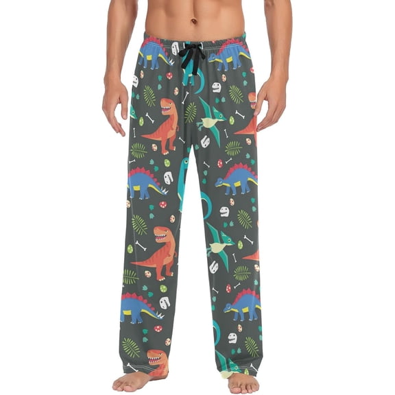 Top-kevin Mardi Gras Pajama Pants Men's Pajama Bottoms Lounge Sleepwear PJs Casual Sleep Pants S