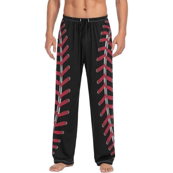 Top-kevin Men's Pajama Pants Pjs Bottoms with Pockets Sleep Lounge Pants for Men