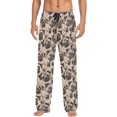 thumbnail image 1 of Top-kevin Men's Pajama Pants Truck Car Construction Machines Lounge Pants Super Soft Pajama Bottoms with Pockets, 1 of 13