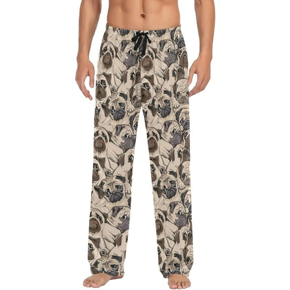 Top-kevin Men's Pajama Pants Truck Car Construction Machines Lounge Pants Super Soft Pajama Bottoms with Pockets