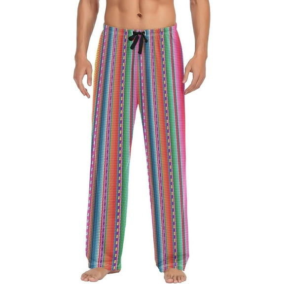 Top-kevin Mens Pajama Pants Ghosts Halloween Boo Lounge Pajama Bottoms with Pockets