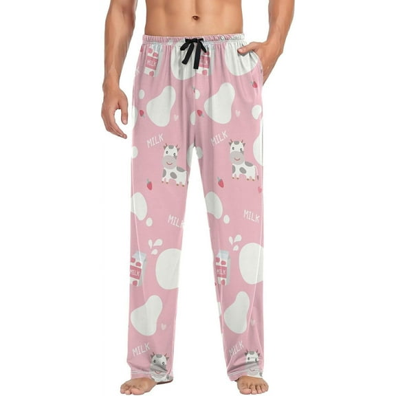 Top-kevin Mens Pajama Pants Soft Pajama Bottoms Stripes Lounge PJS Sleep Pants