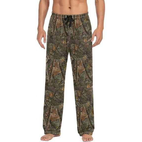 Top-kevin Multi- Camo Pajama Pants for Men PJs Bottoms Sleep Lounge Pants with Pockets, S M L XL XXL