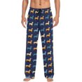 thumbnail image 1 of Top-kevin Multi- Dachshund Pajama Pants for Men PJs Bottoms Sleep Lounge Pants with Pockets, S M L XL XXL, 1 of 13
