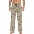 thumbnail image 1 of Top-kevin Multi- Racoon Pajama Pants for Men PJs Bottoms Sleepwear Lounge Pants with Pockets, 1 of 13