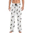 thumbnail image 1 of Top-kevin Multi- Rottweiler Dogs Pajama Pants for Men PJs Bottoms Sleep Lounge Pants with Pockets, S M L XL XXL, 1 of 13