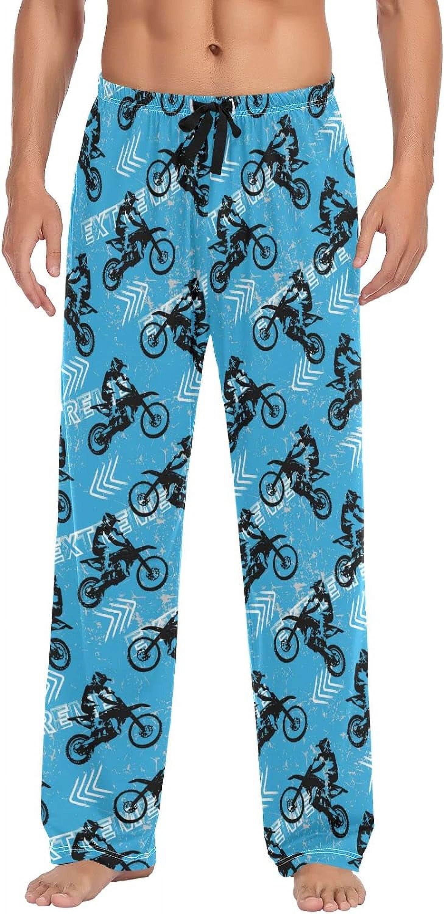 Top-kevin Multi- Sport Motocross Men's Pajama Pants Sleepwear