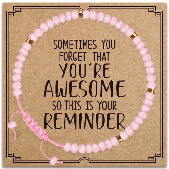 Top-kevin Natural Crystal Healing Beaded Bracelet for Women Natural Stone Adjustable Braided Rope Bracelets Spiritual Inspirational Gifts Bracelets