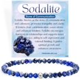 thumbnail image 1 of Top-kevin Natural Healing Crystal Bracelets for Women Men Semi-Precious Gemstone Beaded Bracelets Round Beads Gemstones Stretch Yoga Bracelet, 1 of 37