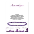 thumbnail image 1 of Top-kevin Natural Healing Crystal Bracelets for Women Men Semi-Precious Gemstone Beaded Bracelets Round Beads Gemstones Stretch Yoga Bracelet, 1 of 37