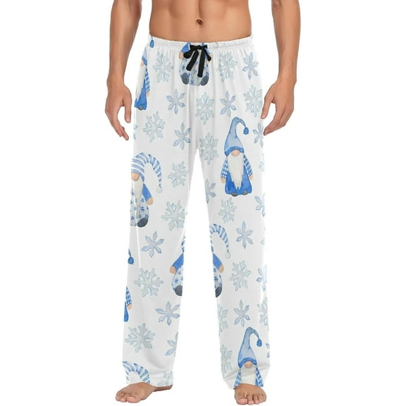 Top-kevin North American Bald Eagle Flag Pajama Pants Men's Pajama Bottoms Lounge Sleepwear PJs Sleep Pants S