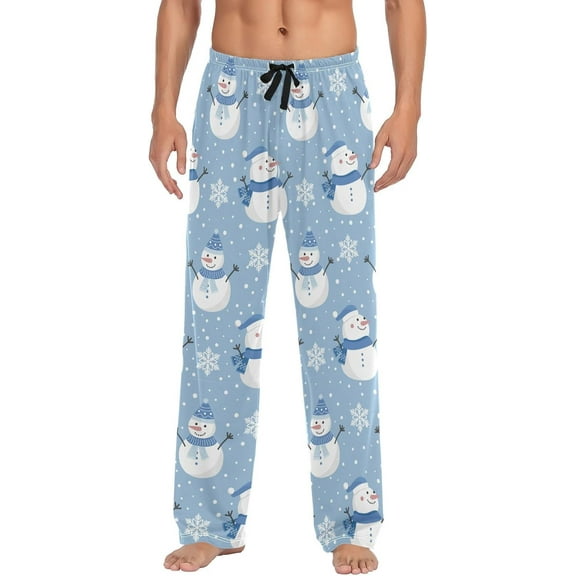 Top-kevin North American Bald Eagle Flag Pajama Pants Men's Pajama Bottoms Lounge Sleepwear PJs Sleep Pants S
