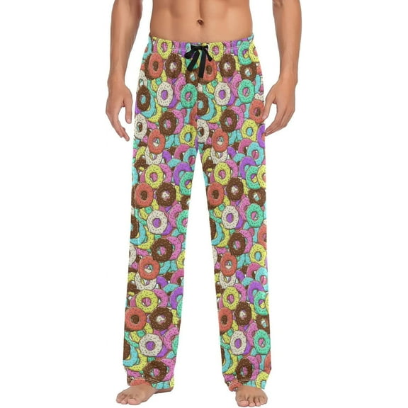 Top-kevin Pajama Pants for Men Sleep Lounge Pants Pjs Bottoms with Pockets