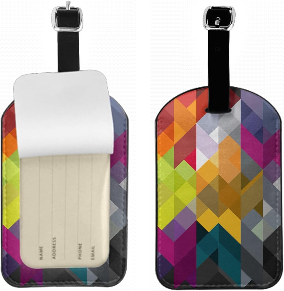 Etichetta Identificativa Per Valigia - Porta Indirizzo Bagaglio In Plastica, Vari Colori