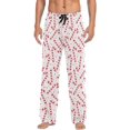 thumbnail image 1 of Top-kevin Pjs Men's Pajama Pants Separate Bottoms Men Long Sleep Pants Lounge Pants with Pockets, 1 of 6