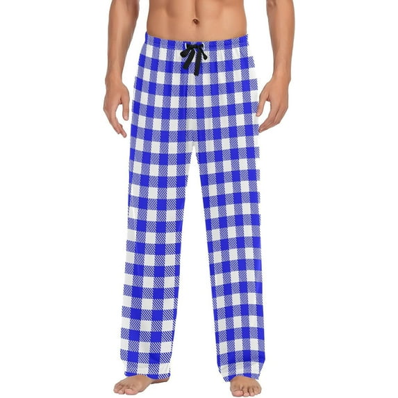 Top-kevin Plaid Pajama Pants for Men Pajama Bottoms Sleep Lounge PJ Pants