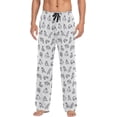 thumbnail image 1 of Top-kevin Raccoon Funny Animal Pajama Pants for Men Pjs Bottoms with Pockets Men's Sleep Lounge Pants, 1 of 7
