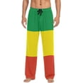 thumbnail image 1 of Top-kevin Rasta Flag Men's Pajama Pants Sleepwear Lounge Pajama Bottoms with Pockets, S M L XL XXL, 1 of 13