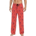 thumbnail image 1 of Top-kevin Red Penguin Pajama Pants Men's Lounge Pants Straight-Fit Men Pajama Bottoms, 1 of 7