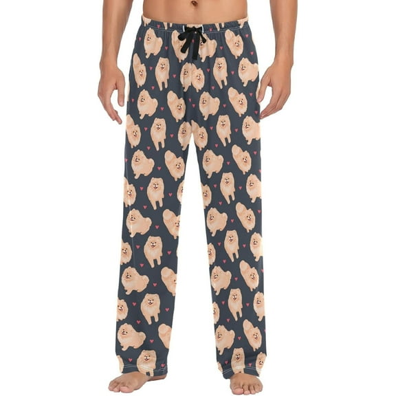 Top-kevin Soth Devil Plaid Pajama Pants for Men Comfort Sleep Lounge Bottoms Straight-fit with Pockets S-XXL