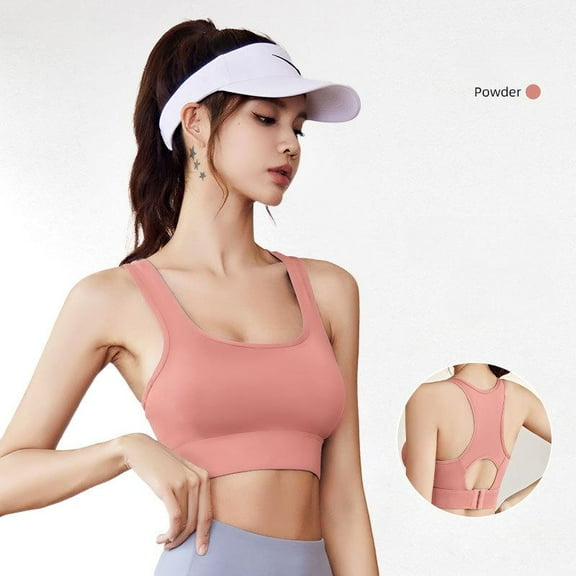 Top-kevin Sports Bras for Women High Support,Racerback High Impact Grey Sports Bra Moulded Cup Workout Bra Soft Highlighted Bra