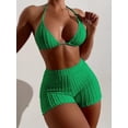 thumbnail image 1 of Top-kevin String Halter Triangle Bikini Tops for Women Sexy Bathing Suit Swim Bikinis Set, 1 of 10