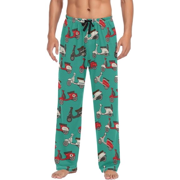 Top-kevin Summer Red Lobster Pajama Pants Crayfish Men's Pajama Bottoms Lounge Sleepwear PJs Sleep Pants