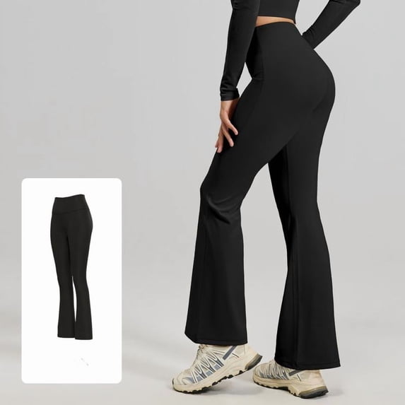 Top-kevin Unissue Hugcurve No Front Seam Flare Leggings 31"